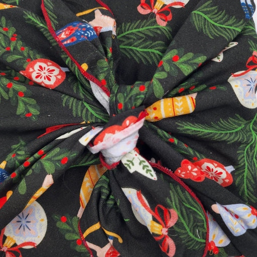 Waste Free Celebrations Furoshiki Wrapping Cloths Folk Julepynt - 4 Furoshiki Gift Wraps Folk Julepynt - 4 Furoshiki Gift Wraps