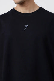 Fortitude Oversized T-shirt Black by Fuaark Nz