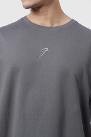 Fortitude Oversized T-shirt Dark Grey by Fuaark Nz