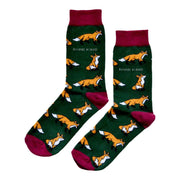 Save the Foxes Bamboo Socks by Barekind NZ