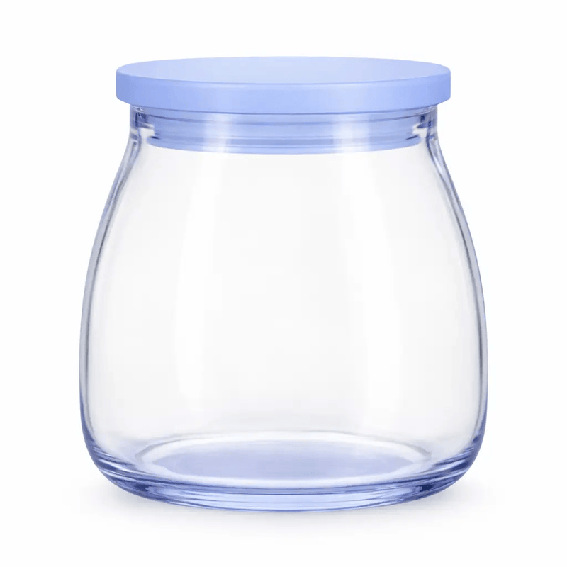 Frankly Cotton Clear Glass Storage Jar 500ml by Nest & Stem Homewares