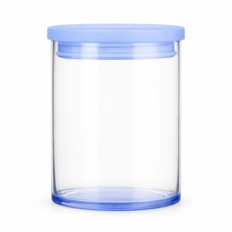 Frankly Cotton Clear Glass Storage Jar 650ml by Nest & Stem Homewares