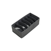 Frankly Cotton Fabric Drawer Organiser – Charcoal by Nest & Stem Homewares