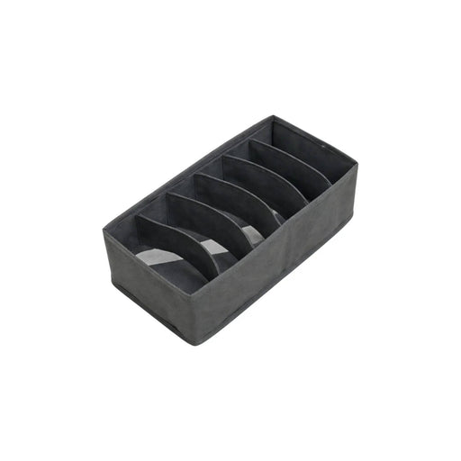 Nest & Stem Homewares Storage Box Frankly Cotton Fabric Drawer Organiser – Charcoal Frankly Cotton Fabric Drawer Organiser – Charcoal