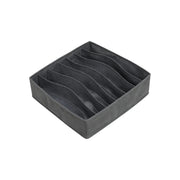 Frankly Cotton Fabric Drawer Organiser – Charcoal by Nest & Stem Homewares