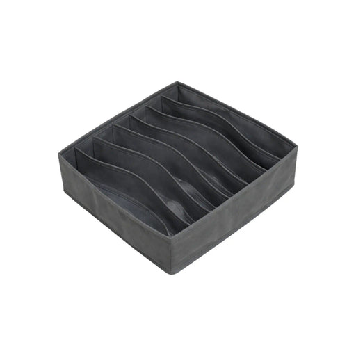Nest & Stem Homewares Storage Box Frankly Cotton Fabric Drawer Organiser – Charcoal Frankly Cotton Fabric Drawer Organiser – Charcoal