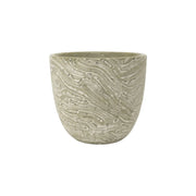 Frankly Cotton Textured Marble Ceramic Pot by Nest & Stem Homewares
