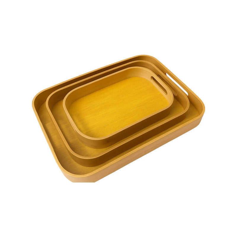 Frankly Cotton Bamboo Serving Trays by Nest & Stem Homewares