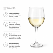 Nest & Stem Homewares Wine Glasses Frankly Cotton Clear Wine Toughened Glass 192ml 192ml Clear Wine Glass Stemware For Everyday Use