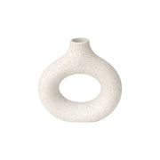 Frankly Cotton Speckled Ceramic Arch Vase by Nest & Stem Homewares