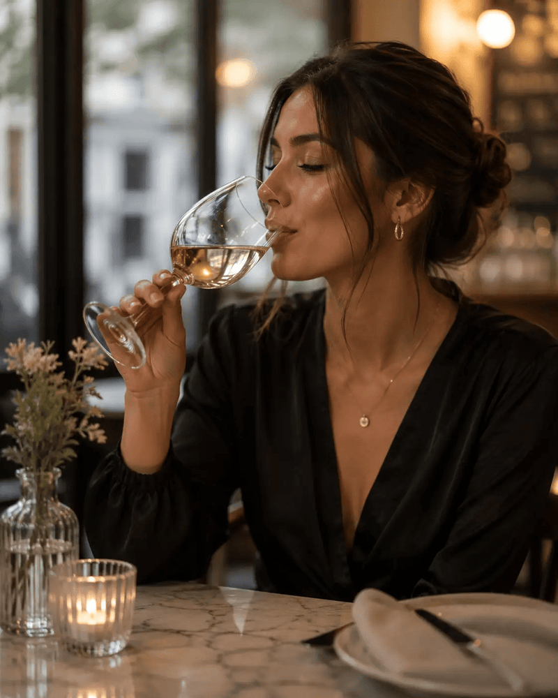 Frankly Cotton Clear Wine Toughened Glass 325ml by Nest & Stem Homewares