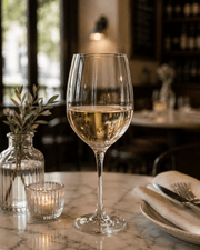 Frankly Cotton Clear Wine Toughened Glass 325ml by Nest & Stem Homewares