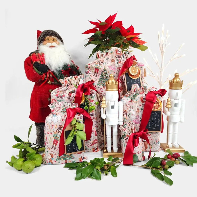 Waste Free Celebrations Fabric Gift Bags Nutcracker Fritz und freunde (Reusable Gift Bag Set) Nutcracker Fritz und freunde (Reusable Gift Bag Set)