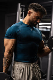Compression T-shirt Teal by Fuaark Nz