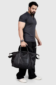 Vault Duffle Bag Black by Fuaark Nz