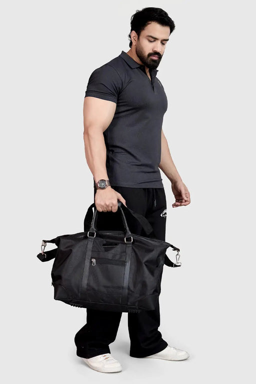 Vault Duffle Bag Black by Fuaark Nz