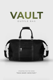 Vault Duffle Bag Black by Fuaark Nz