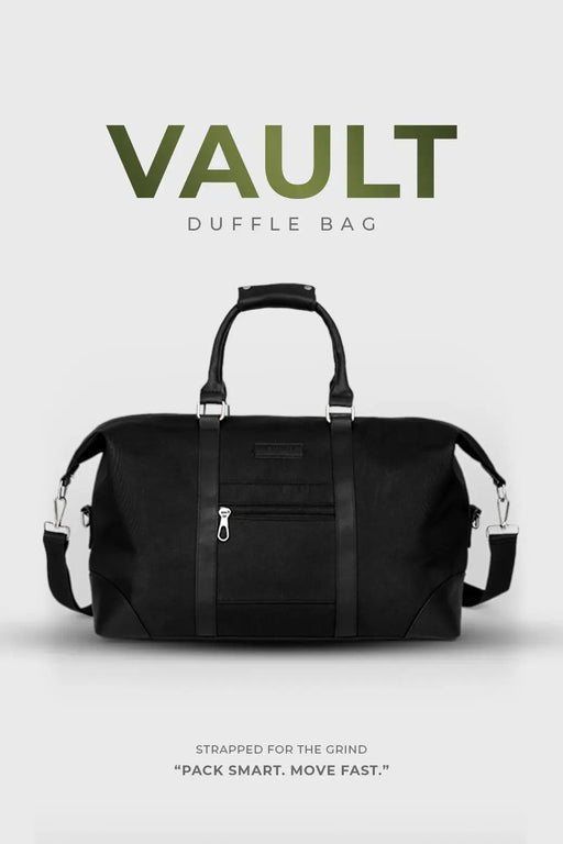 Vault Duffle Bag Black by Fuaark Nz