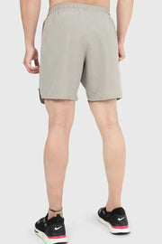 2 in 1 Compression Shorts Beige by Fuaark Nz