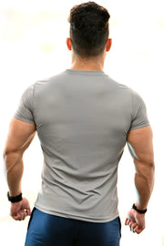 Apex T-shirt Light Grey by Fuaark Nz