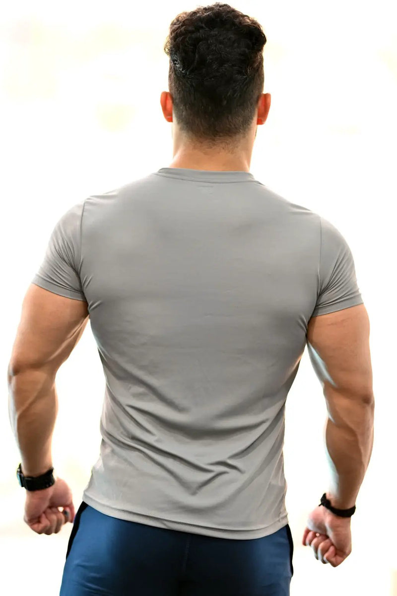 Apex T-shirt Light Grey by Fuaark Nz