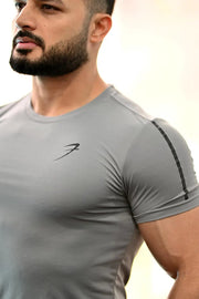 Apex T-shirt Light Grey by Fuaark Nz