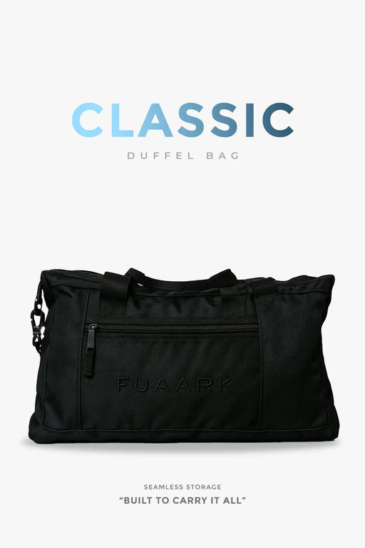 Classic Duffle Bag Black by Fuaark Nz