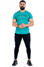 Classic T-shirt Turquoise Green by Fuaark Nz