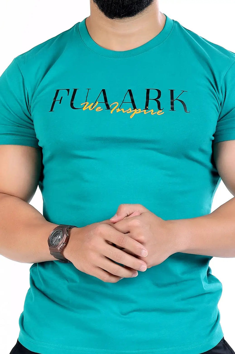 Classic T-shirt Turquoise Green by Fuaark Nz