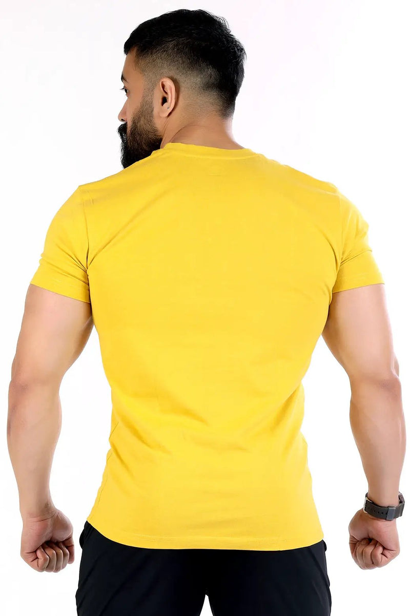 Classic T-shirt Mustard by Fuaark Nz