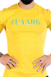 Classic T-shirt Mustard by Fuaark Nz