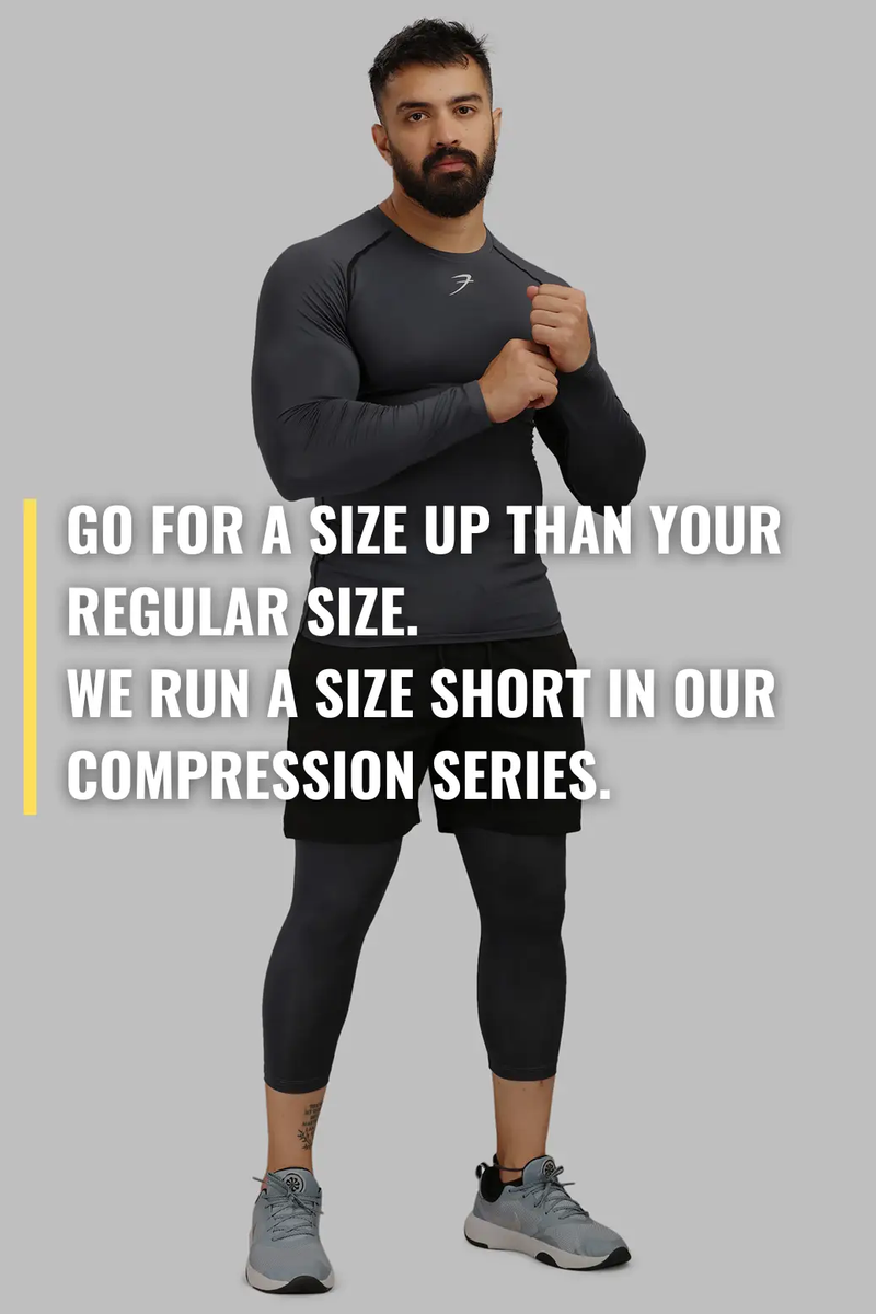 Compression Fullsleeves T-shirt Grey by Fuaark Nz