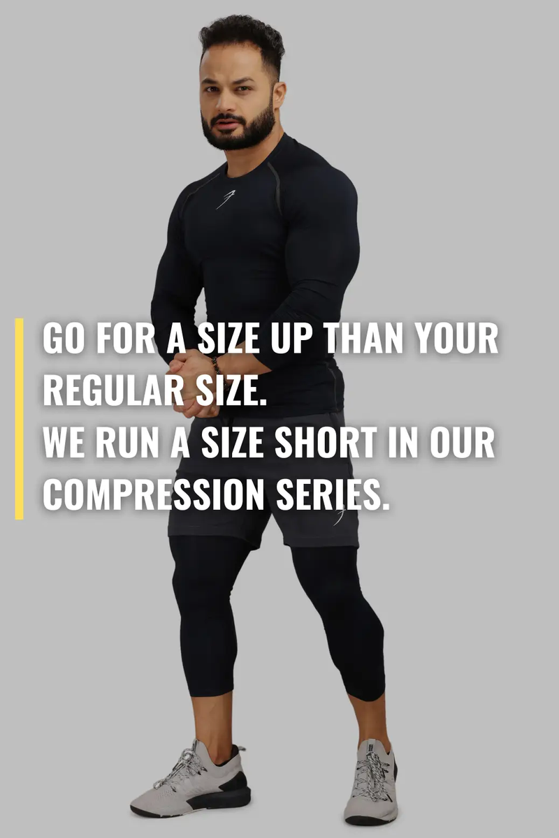 Compression Fullsleeves T-shirt Navy by Fuaark Nz