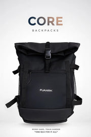 Core Backpack Bag Black by Fuaark Nz