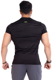 Emblem T-shirt Black by Fuaark Nz