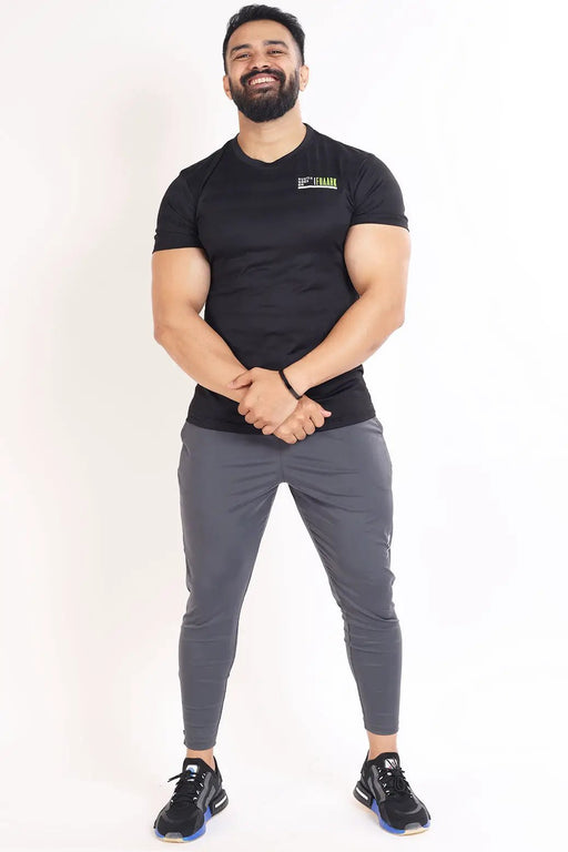 Emblem T-shirt Black by Fuaark Nz