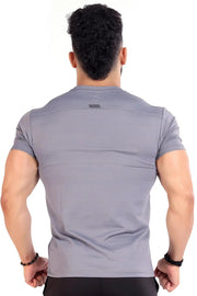 Emblem T-shirt Grey by Fuaark Nz