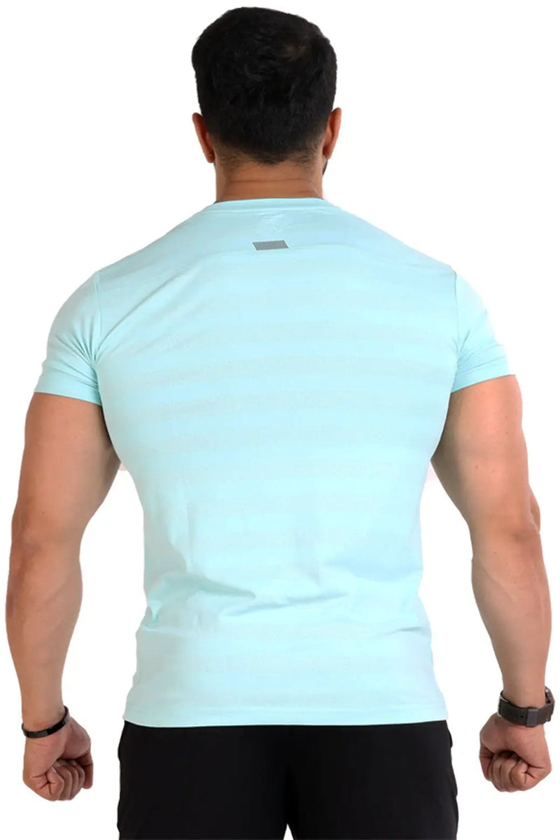 Emblem T-shirt Sky Blue by Fuaark Nz