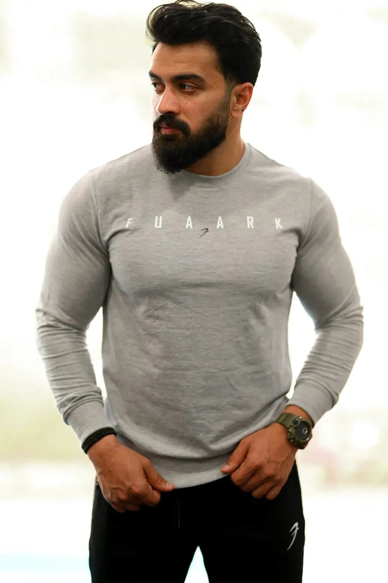 Fall Sweatshirt Light Grey by Fuaark Nz