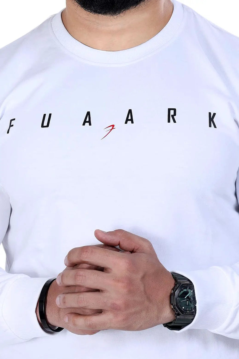 Fall Sweatshirt White by Fuaark Nz