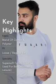 Fall Sweatshirt White by Fuaark Nz
