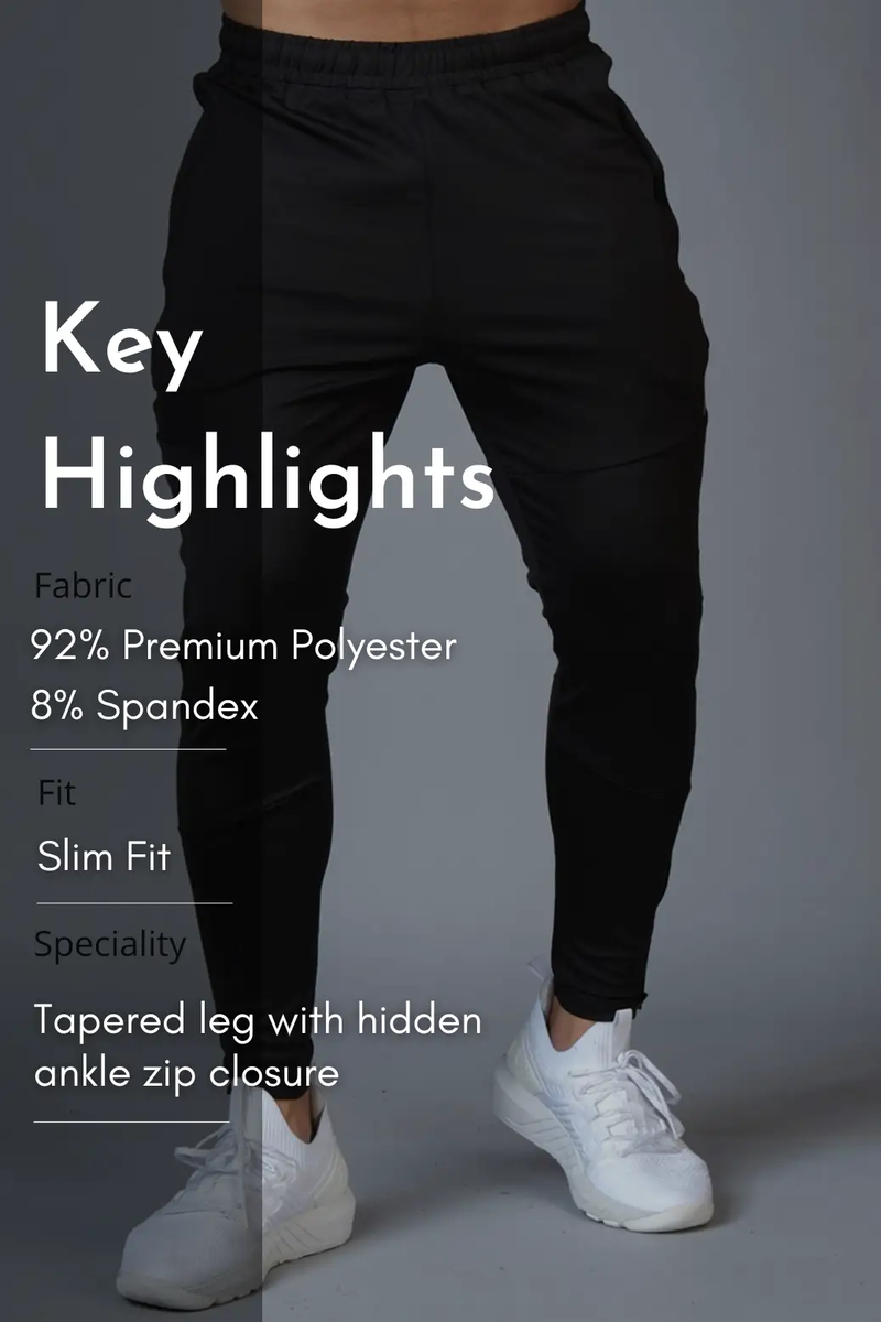 Hybrid Slim Tracks Black by Fuaark Nz