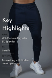 Hybrid Slim Tracks Navy by Fuaark Nz