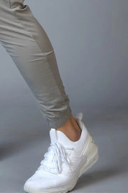 Identity Nylon Joggers Light Grey by Fuaark Nz