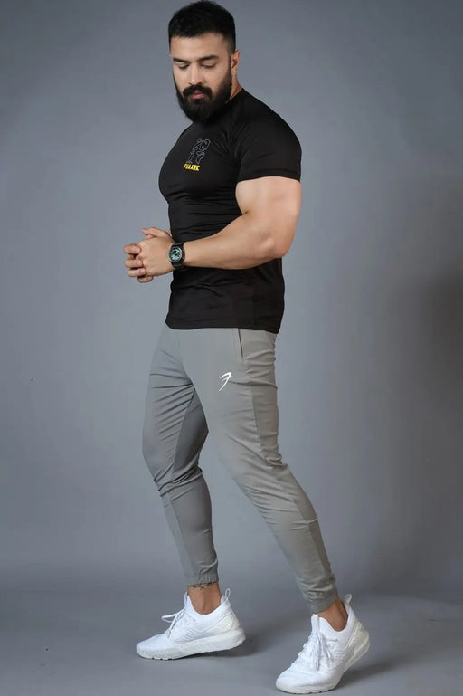 Identity Nylon Joggers Light Grey by Fuaark Nz