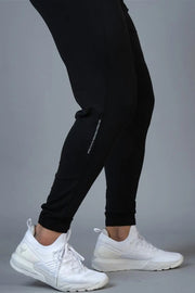Identity Nylon Joggers Black by Fuaark Nz