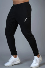 Identity Nylon Joggers Black by Fuaark Nz
