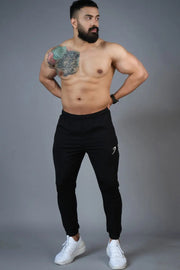 Identity Nylon Joggers Black by Fuaark Nz