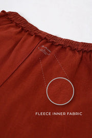Laidback Relaxed Pants Rust by Fuaark Nz