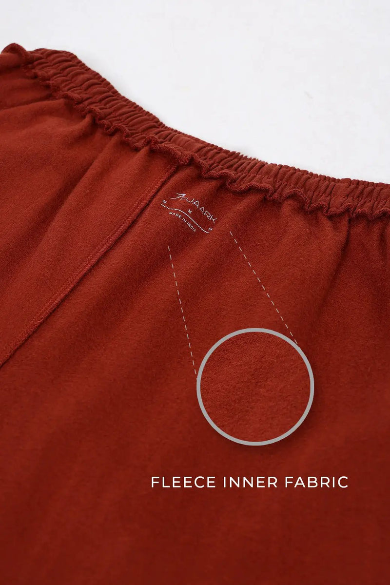 Laidback Relaxed Pants Rust by Fuaark Nz
